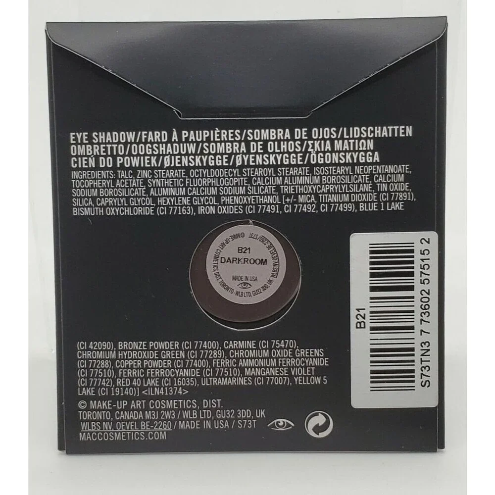 MAC DARKROOM Eye Shadow ~Cool Purple Matte~ Pro Palette Pan Refill